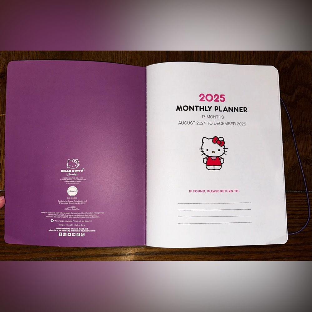 Hello kitty planner - Picture 2 of 6